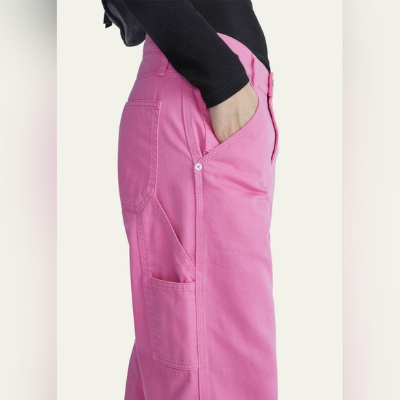 Rag & Bone Sid Wide Leg Carpenter Jeans - medium large mid rise low rise - Picture 3 of 9